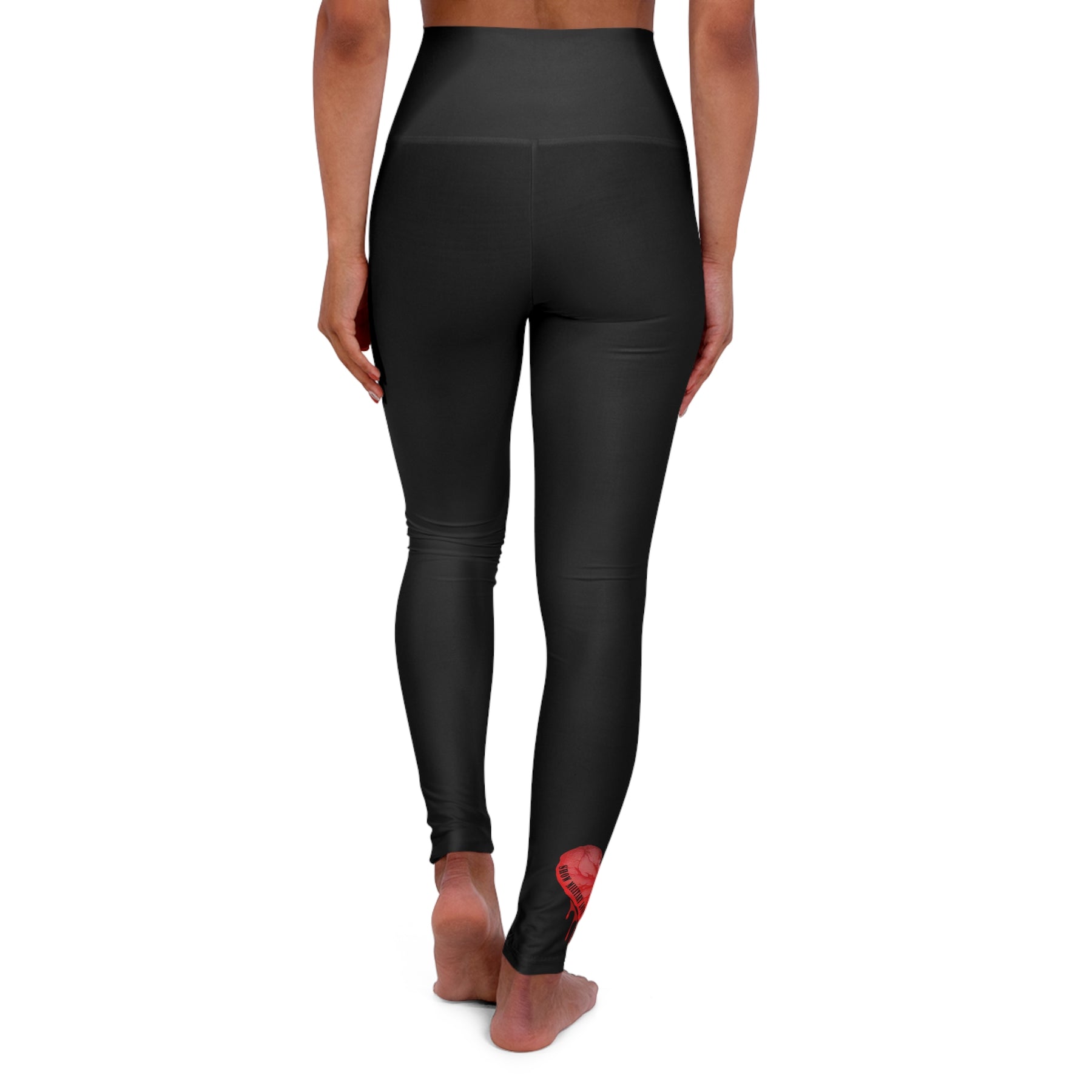 Women's High Waist Logo YOGA Leggings